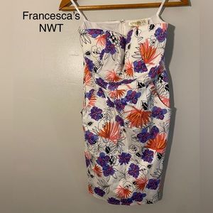 Francesca’s NWT strapless dress